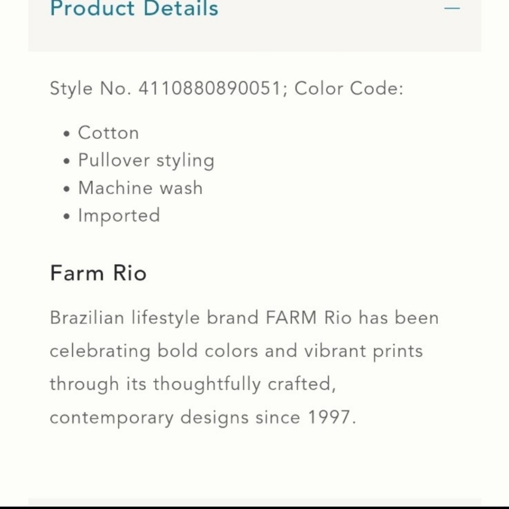 Farm Rio Multi Color Top Size Small - Picture 12 of 12